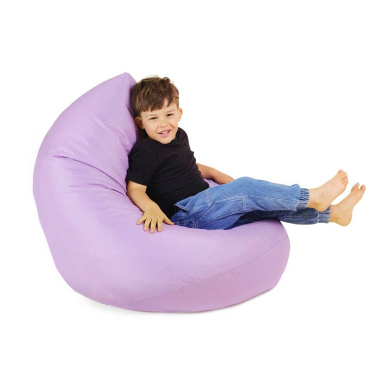 Plush Nest Sako Vrećasta Stolica, Ljubičasta, Vanjska, Vodootporna, Veličina S 2