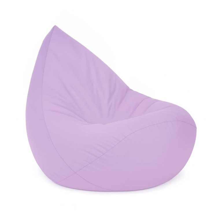 Plush Nest Sako Vrećasta Stolica, Ljubičasta, Vanjska, Vodootporna, Veličina S 7