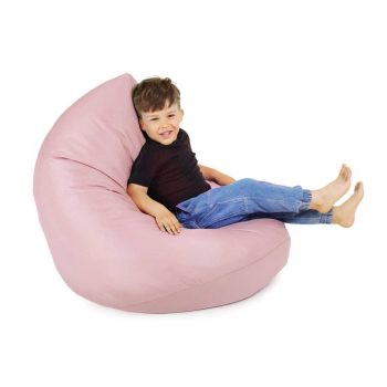 Plush Nest Sako Vrećasta Stolica, Prljavo Ružičasta, Vanjska, Vodootporna, Veličina S 3