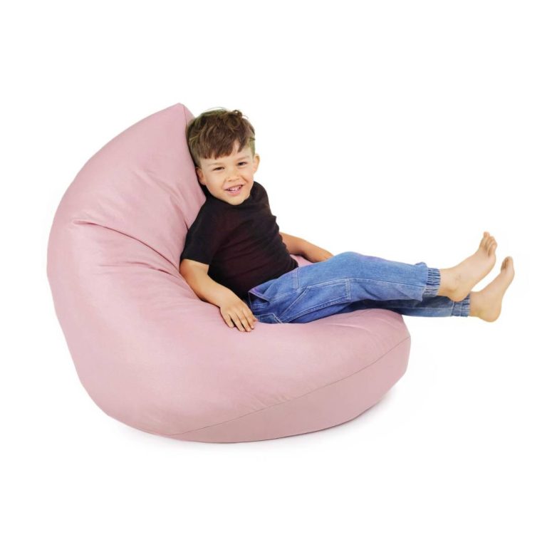 Plush Nest Sako Vrećasta Stolica, Prljavo Ružičasta, Vanjska, Vodootporna, Veličina S 3