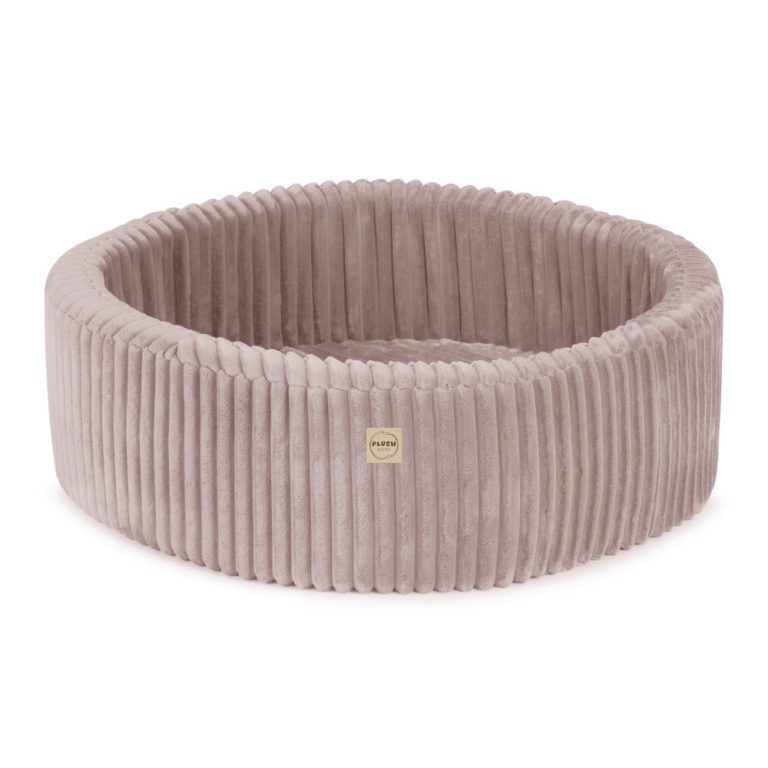 Plush Nest Suhi Bazen, Okrugli, 90x30 Cm, Roza, Puffy Lamell 1