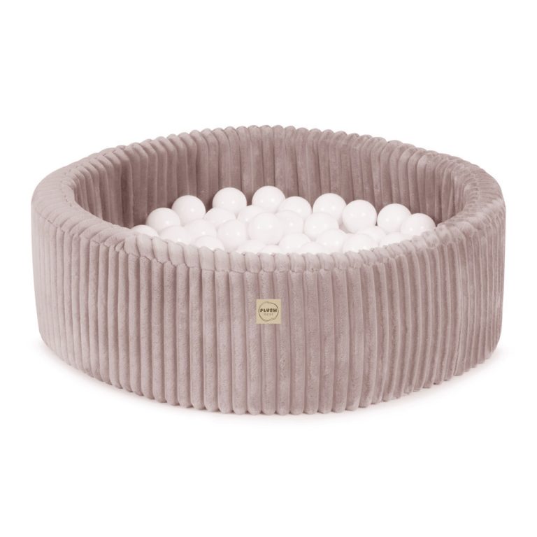 Plush Nest Suhi Bazen, Okrugli, 90x30 Cm, Roza, Puffy Lamell 4