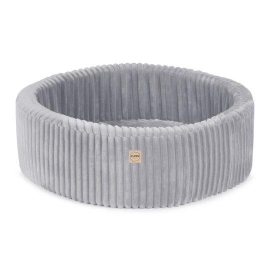 Plush Nest Suhi Bazen, Okrugli, 90x30 Cm, Sivi, Puffy Lamell 1
