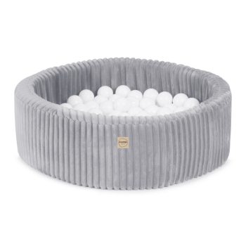 Plush Nest Suhi Bazen, Okrugli, 90x30 Cm, Sivi, Puffy Lamell 4