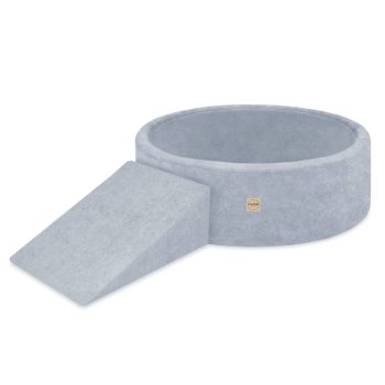Plush Nest Suhi Bazen Za Igralište 90x30 S Trokutom (+200 Loptica: Biserne, Zlatne, Svijetloplave), Plave, Prem 6