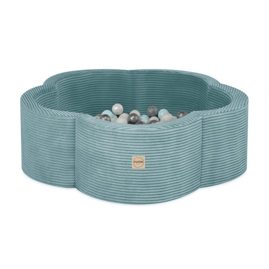 Plush Nest Suhi Cvjetni Bazen, 95x30, Plava, Vrhunski Kord, Cvjetna Zabavna Zona, 200 Kuglica: Biserne, Biserne 1