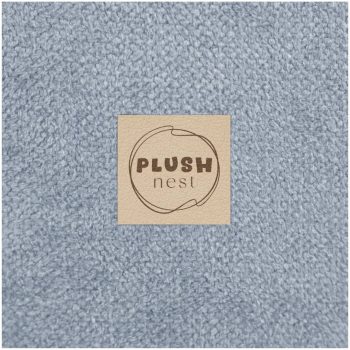 Plush Nest Suhi Dječji Bazen, 90x30 Cm, Okrugli, Plavi, Vrhunski šenil 9