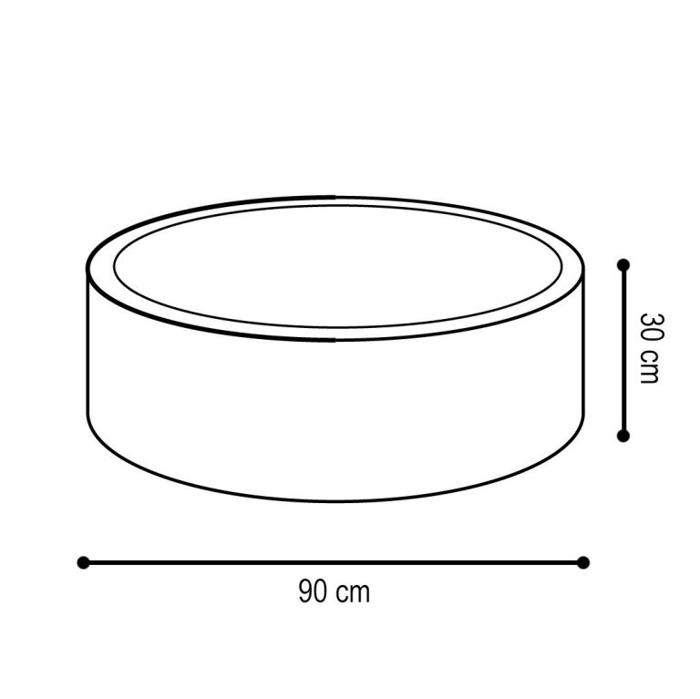 Plush Nest Suhi Dječji Bazen, 90x30 Cm, Okrugli, Roza, Vrhunski šenil 2
