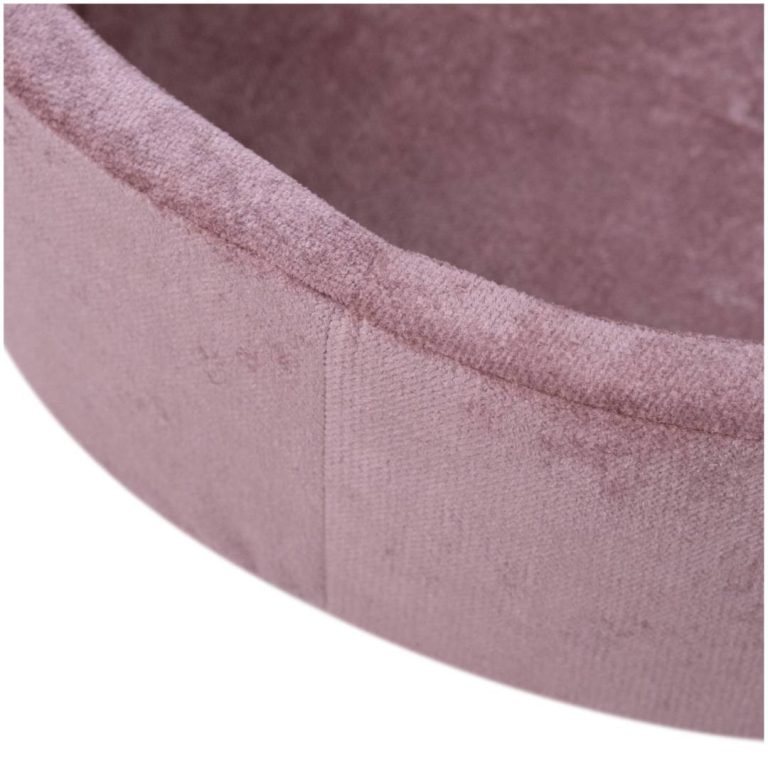 Plush Nest Suhi Dječji Bazen, 90x30 Cm, Okrugli, Roza, Vrhunski šenil 4