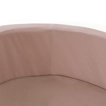 Plush Nest Bazen S Lopticama, Bež, Okrugli, Baršun, 90x30, 200 Loptica: Biserna, Zlatna, Svijetlo Ružičasta 9