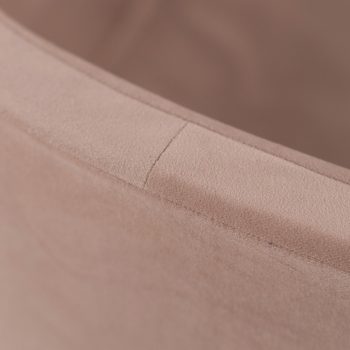 Plush Nest Bazen S Lopticama, Bež, Okrugli, Baršun, 90x30, 200 Loptica: Biserna, Zlatna, Svijetloplava 2