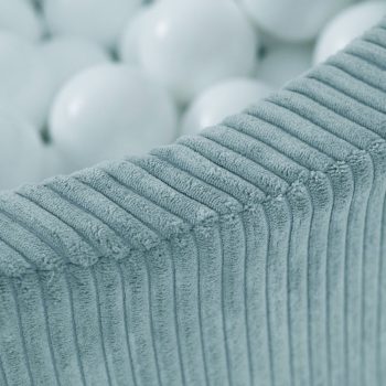 Plush Nest Bazen S Lopticama, Plavi, Okrugli, Vrhunski Kord, 90x30, 200 Loptica: Biserna, Svijetloplava, Zlatna 7