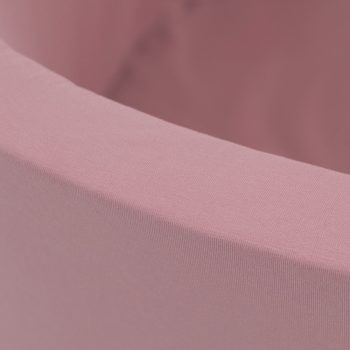 Plush Nest Bazen S Lopticama, Ružičasti, Okrugli, Pamuk, 90x30, 200 Loptica: Biserno Svijetlo Ružičasta, Srebrna, Biserna 2