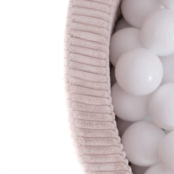 Plush Nest Bazen S Lopticama, Svijetlo Ružičasta, Okrugla, Vrhunski Kord, 90x30, 200 Loptica: Biserna, Mint, Zlatna 10
