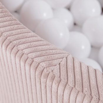 Plush Nest Bazen S Lopticama, Svijetlo Ružičasta, Okrugla, Vrhunski Kord, 90x30, 200 Loptica: Biserna, Mint, Zlatna 7
