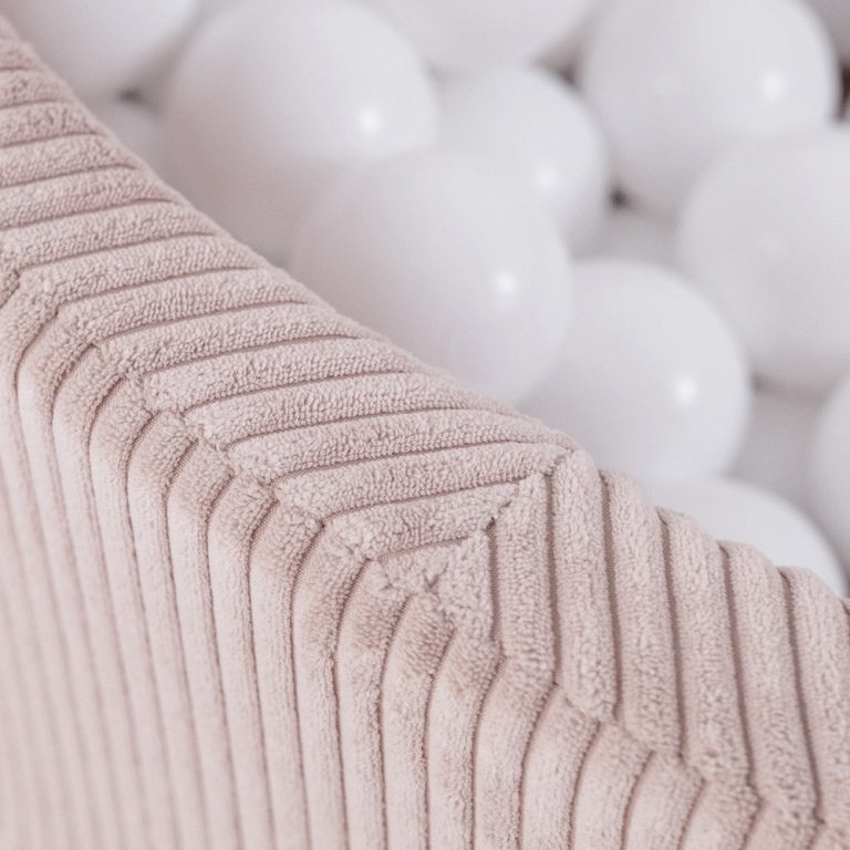 Plush Nest Bazen S Lopticama, Svijetlo Ružičasta, Okrugla, Vrhunski Kord, 90x30, 200 Loptica: Biserna, Mint, Zlatna 7
