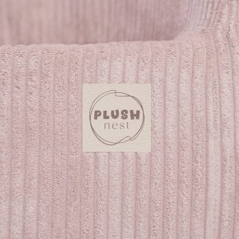 Plush Nest Fotelja, Svijetlo Ružičasta, Vrhunski Korduroj 9