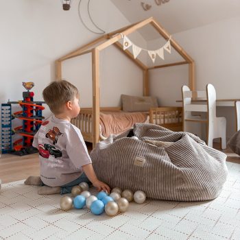 Plush Nest Igračka I Torba Za Navlaku Za Plišanu Igračku, Dječji Puf, Zelena, Vrhunski Kord 2