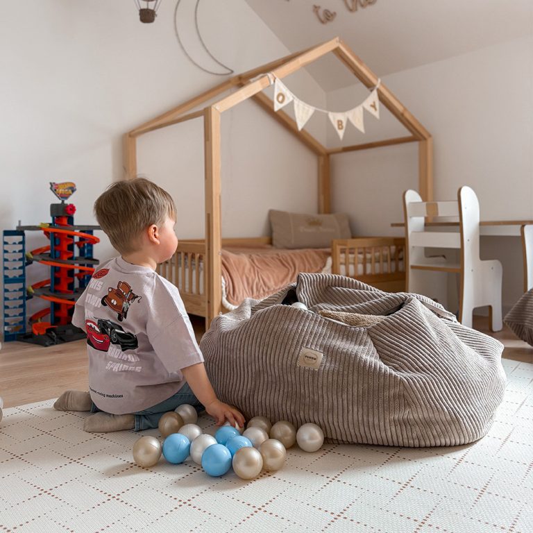 Plush Nest Igračka I Torba Za Navlaku Za Plišanu Igračku, Dječji Puf, Zelena, Vrhunski Kord 2
