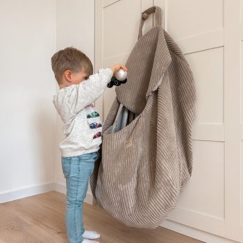 Plush Nest Igračka I Torba Za Navlaku Za Plišanu Igračku, Dječji Puf, Zelena, Vrhunski Kord 4