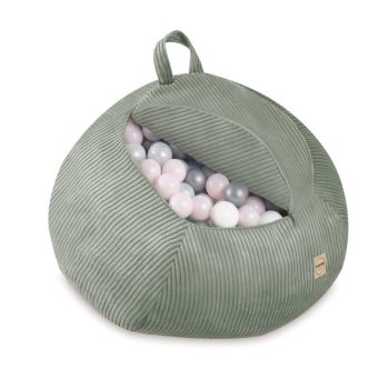 Plush Nest Igračka I Torba Za Navlaku Za Plišanu Igračku, Dječji Puf, Zelena, Vrhunski Kord 6
