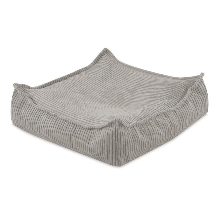 Plush Nest Puf, 60x60 Cm, Jastuk Za Pod, Bež, Vrhunski Kord 7