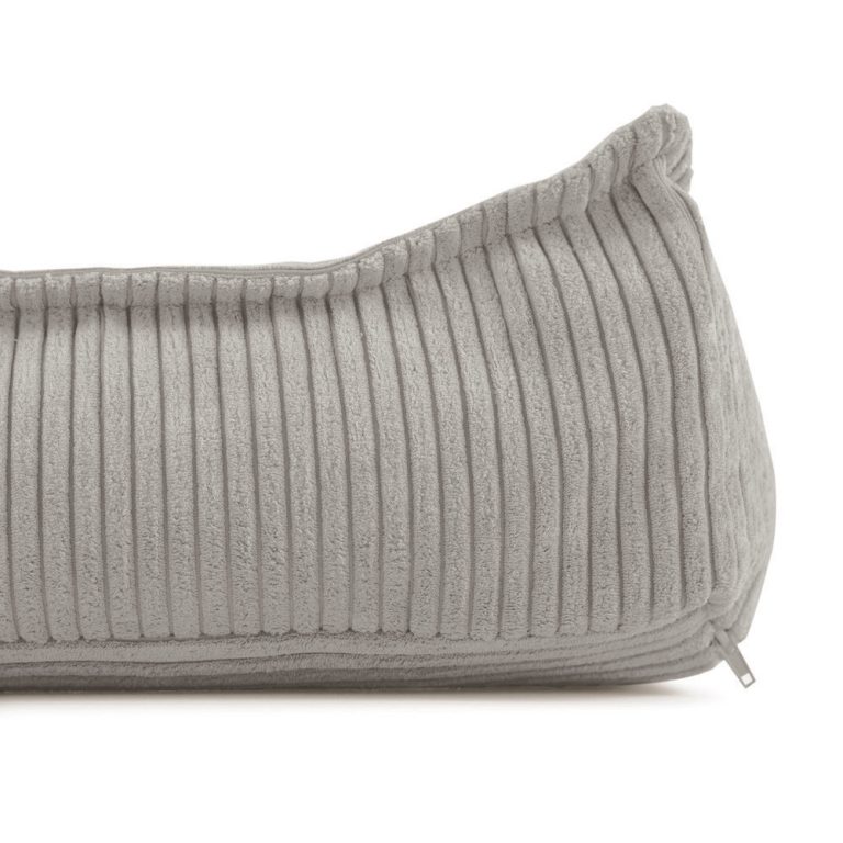 Plush Nest Puf, 60x60 Cm, Jastuk Za Pod, Bež, Vrhunski Kord 9