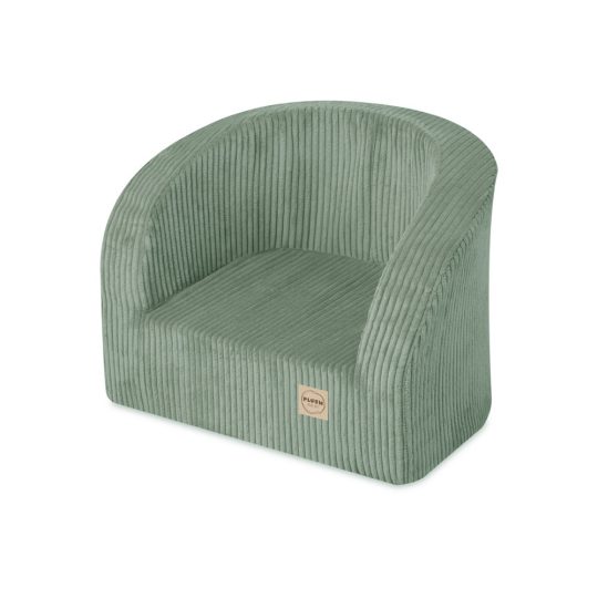 Plush Nest Sjedalo, Vrhunski Zeleni Korduroj 1