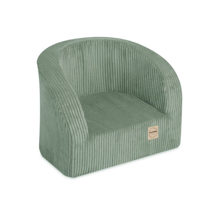 Plush Nest Sjedalo, Vrhunski Zeleni Korduroj 6