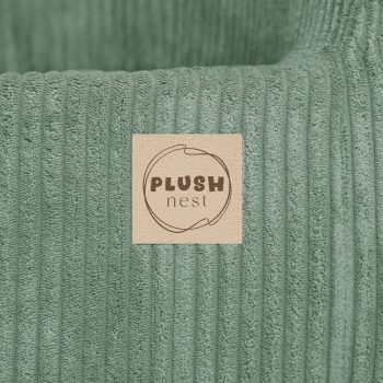 Plush Nest Sjedalo, Vrhunski Zeleni Korduroj 9