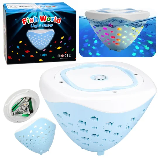 Plutajuća Led Lampa Za Vodu Ip68, Motiv Ribe, 6 Načina 1