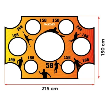 Podloga Za Preciznost Golova Neo Sport, 215 × 150 Cm, Crvena, Var. 1478 3