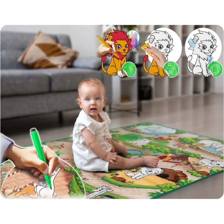 Podloga Za Slikanje 90 X 120 Cm + 80 Ricokids Alkoholnih Markera 6