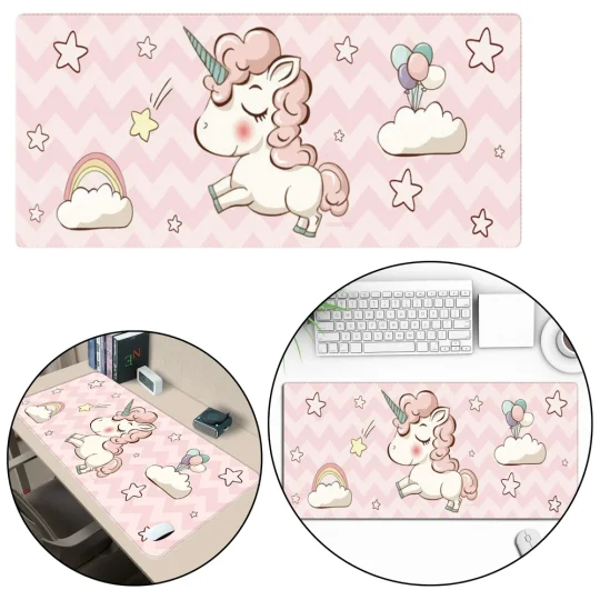 Podloga Za Tipkovnicu S Gumenim Jednorogom 80 X 30 Cm 1
