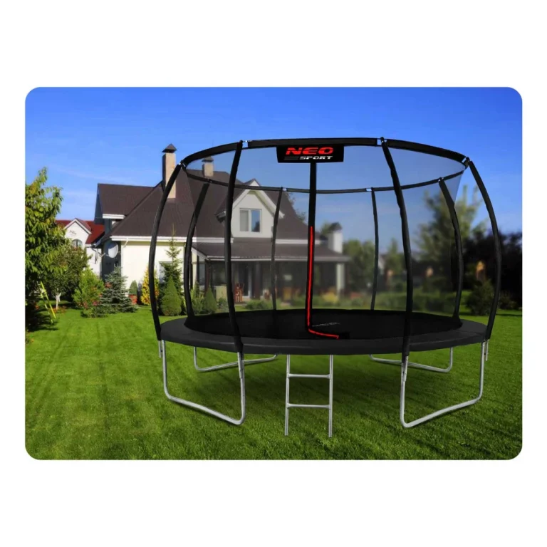 Podloga Za Trampolin 252 Cm, 42 Opruga, 8 Ft, Neo Sport, Crna 10