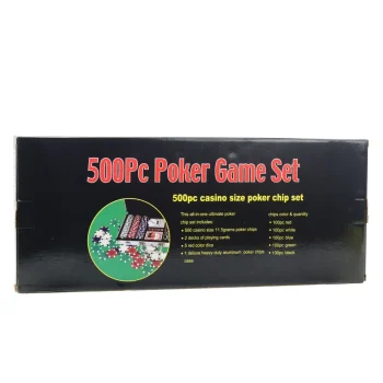 Poker Set, Aluminijska Kutija, 500 žetona 4