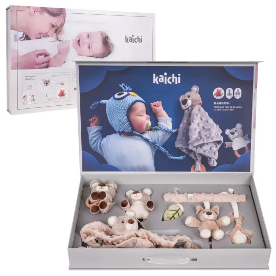 Poklon Set Za Bebe 4u1 Plišaneci 0+ 1
