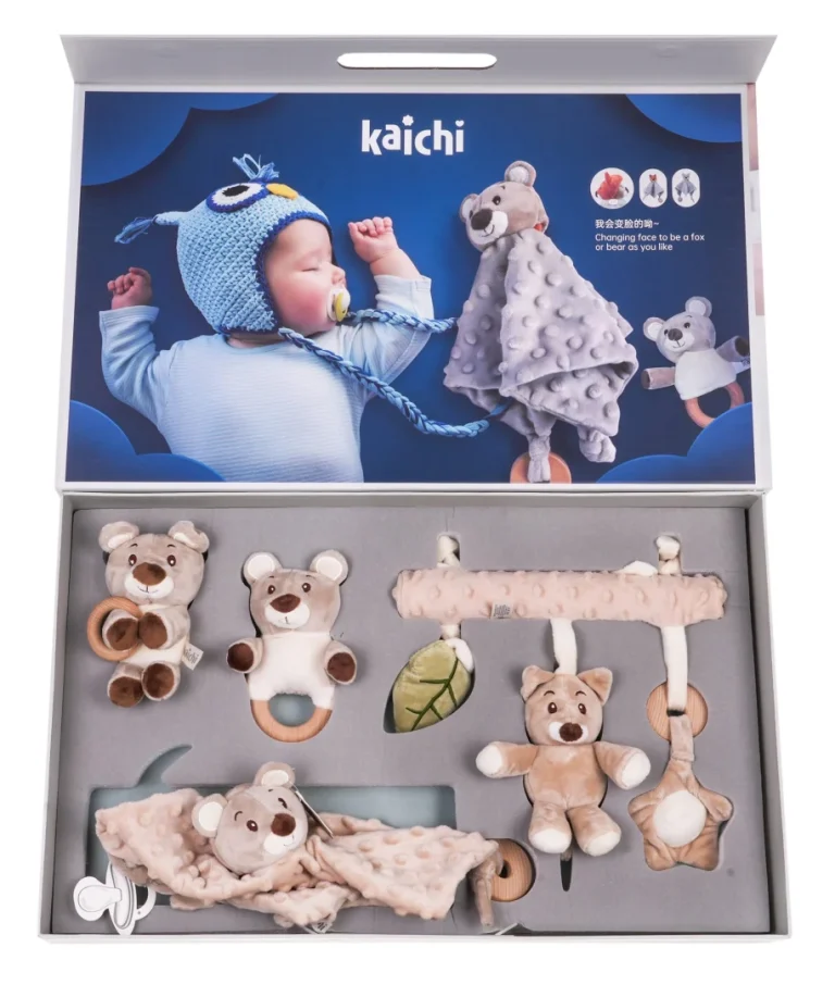 Poklon Set Za Bebe 4u1 Plišaneci 0+ 3