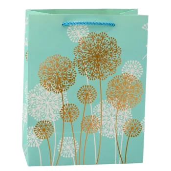 Poklon Vrećica Maslačak Zlatni Elementi 23 X 18 X 10,5 Cm 2