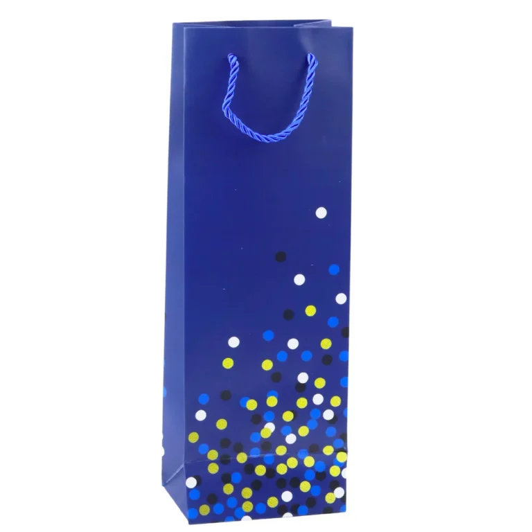 Poklon Vrećica Za Boce Vina S Točkicama 36 X 12 X 9 Cm 5