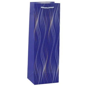 Poklon Vrećica Za Bocu Svjetlucavi Valovi 35 X 12 X 9 Cm 3