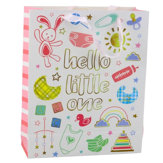 Poklon Vrećica Za Rođenje Bebe Hello Little One 32 X 26 X 10 Cm 1