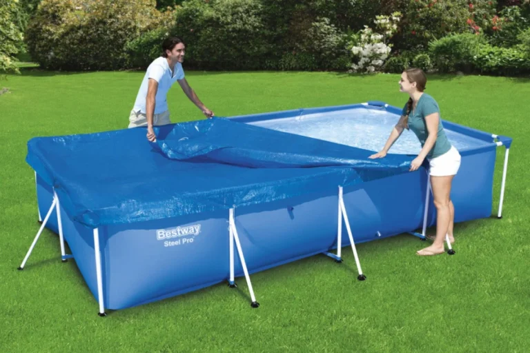 Poklopac 410x226cm Za Bazen S Okvirom Od čelika 400x211x81cm Bestway 4