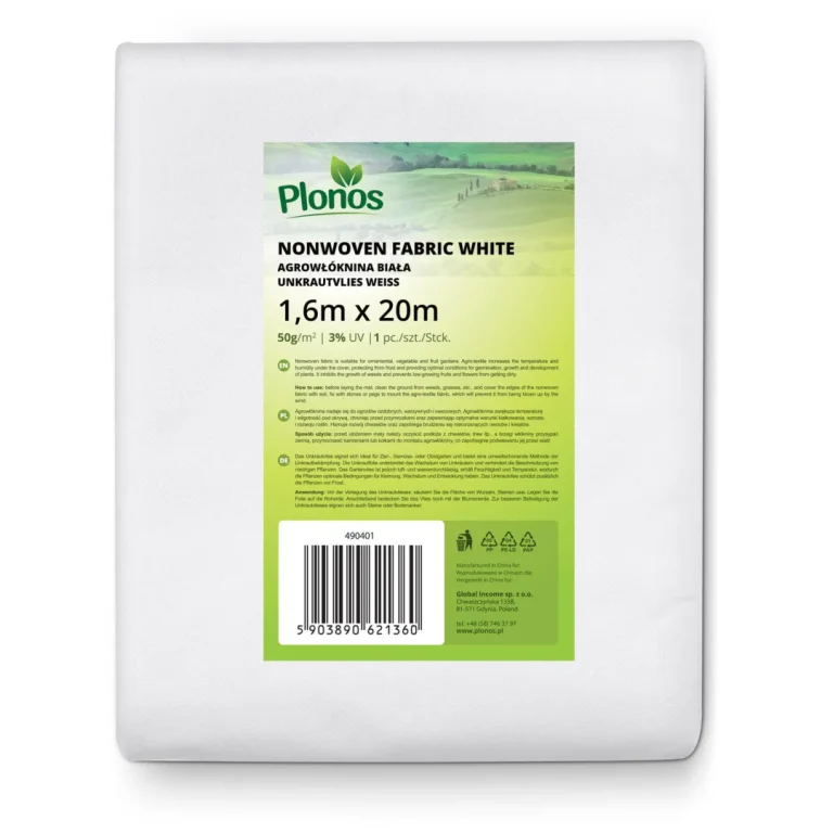 Pokrivajući Agrotekstil 2000 Cm X 160 Cm Plonos Bijeli 6