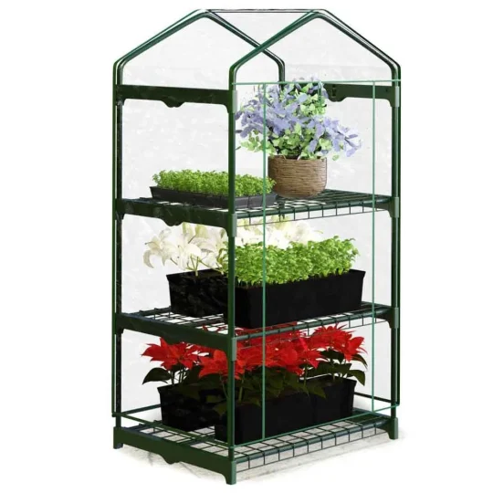 Polica Za Staklenik 69 X 49 X 125 Cm Plonos 4921 1