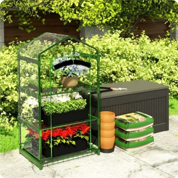Polica Za Staklenik 69 X 49 X 125 Cm Plonos 4921 6
