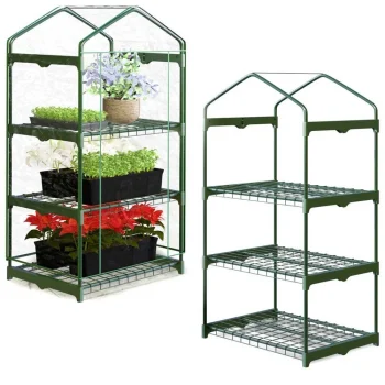 Polica Za Staklenik 69 X 49 X 125 Cm Plonos 4921 7