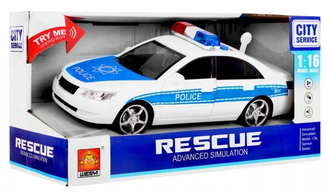 Policijski Auto 1:16 Sa Svjetlima I Sirenom 5