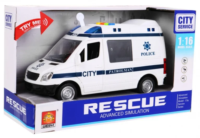 Policijski Auto 1:16 Sa Svjetlima I Zvukovima 3