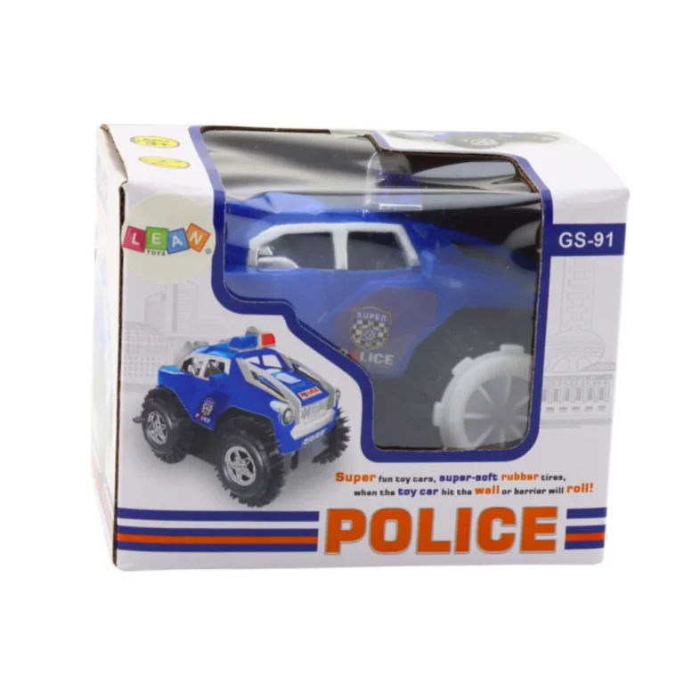 Policijski Auto S Senzorom I 360° Svjetlima, Plavi 3